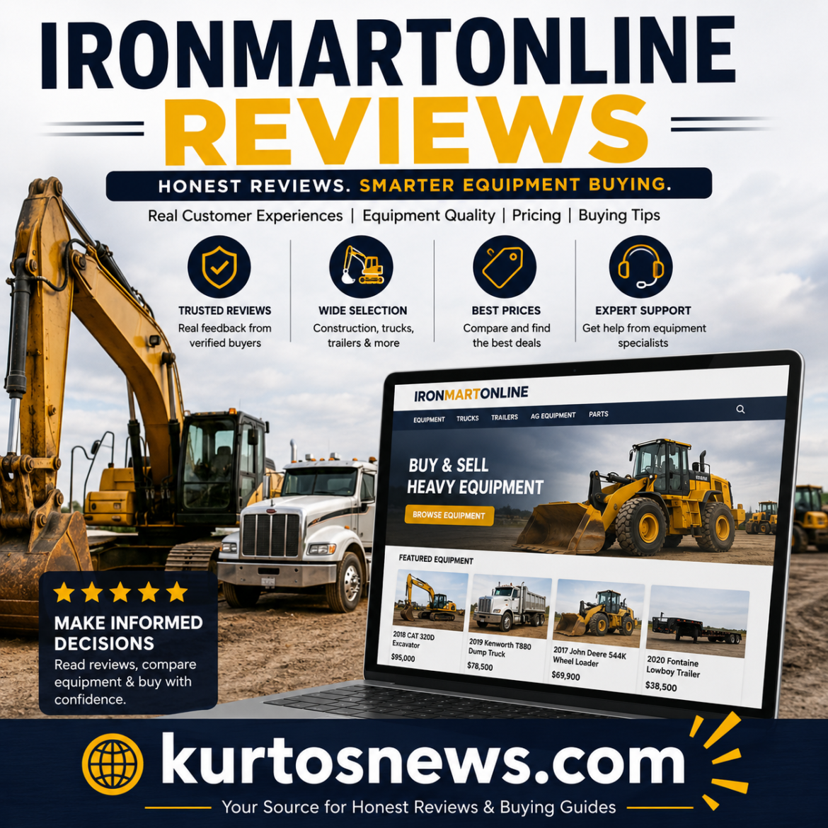 Ironmartonline Reviews: A Complete Guide to Buying Heavy Equipment with Confidence